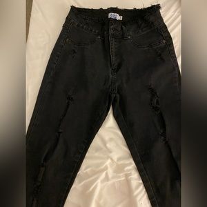Black vintage jeans